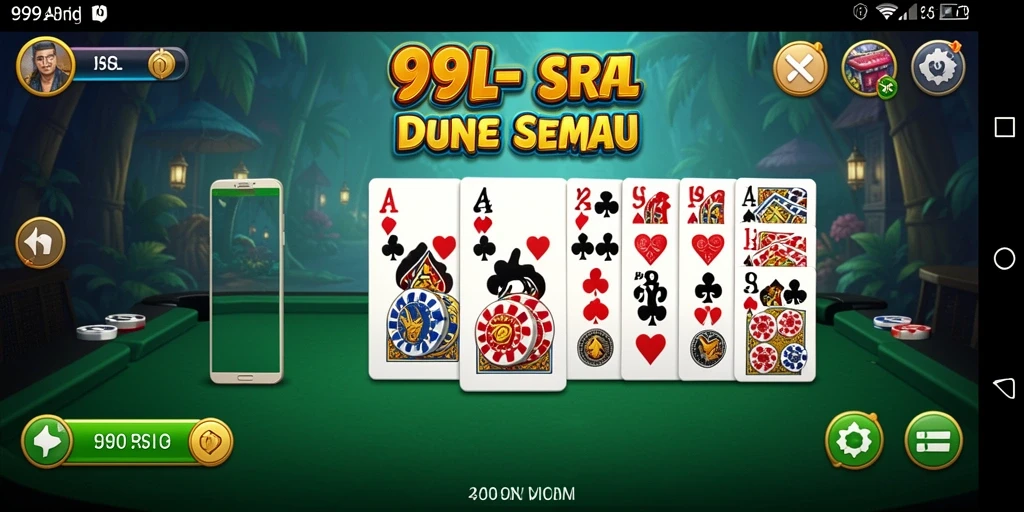 Screenshot permainan 99SL menampilkan keseruan bermain Domino.