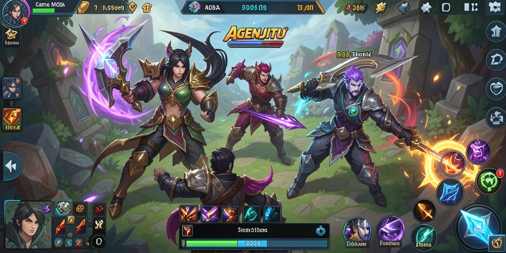 Tampilan gameplay AGENJITU yang menegangkan dan penuh strategi.