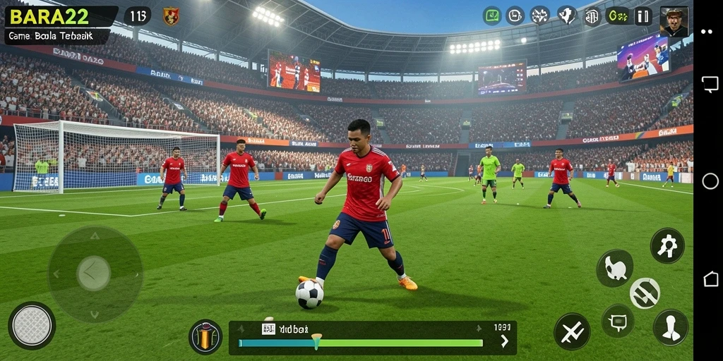 Tampilan gameplay BARA22 yang mendebarkan dan realistis.