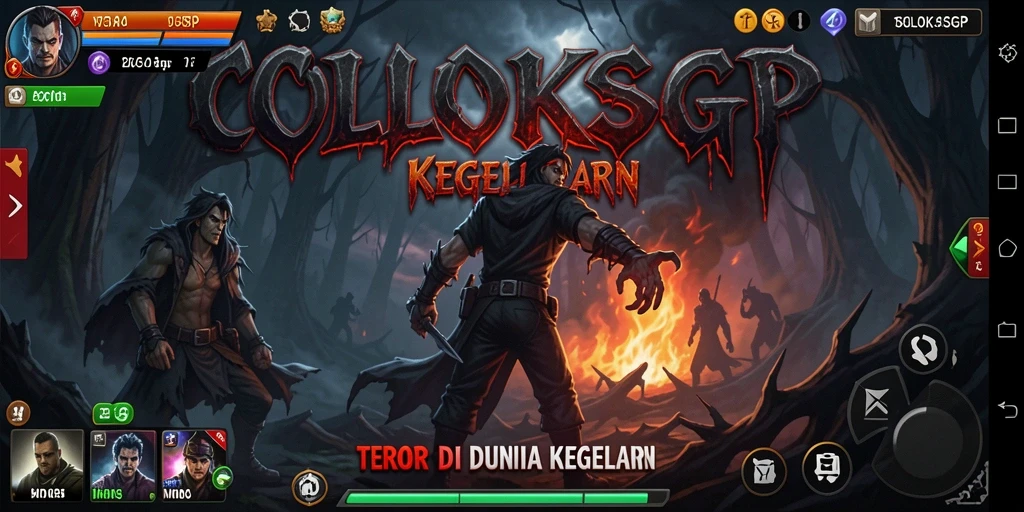 Tampilan gameplay COLOKSGP yang menyeramkan dan mencekam.