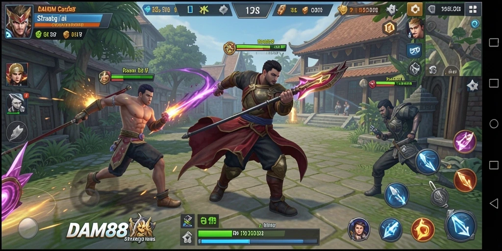 Gameplay strategi mendebarkan dalam DAM88.