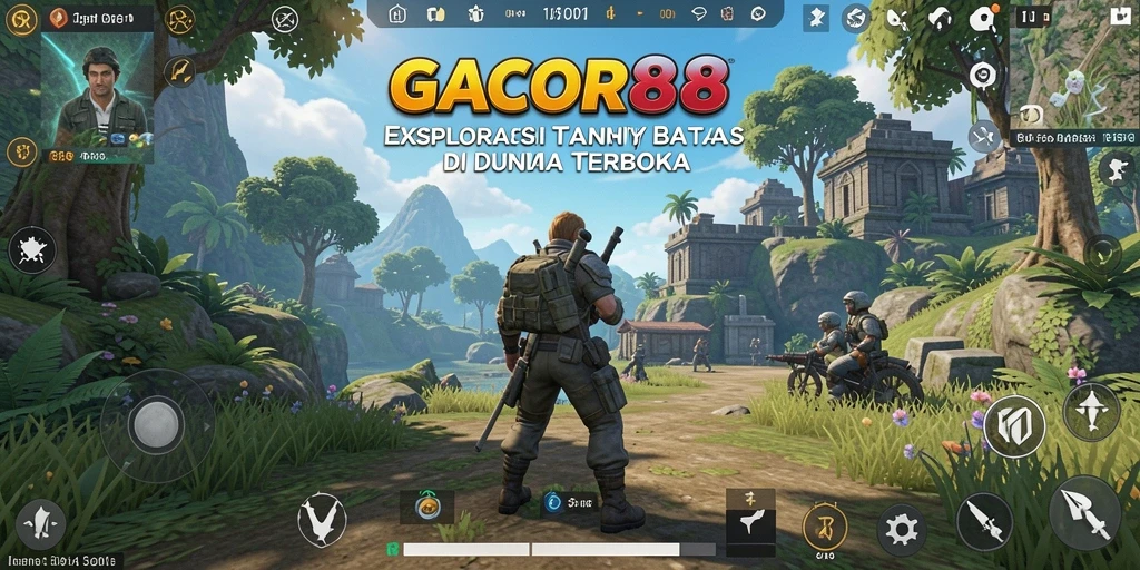 Gameplay GACOR88 menunjukkan petualangan seru di dunia terbuka.