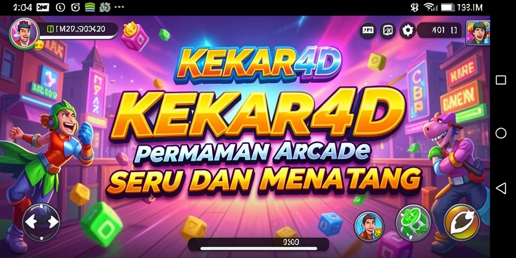 Tampilan gameplay seru dari KEKAR4D yang menantang.