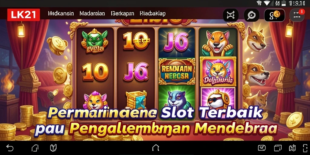 Tampilan gameplay menarik dari permainan Slot LK21.