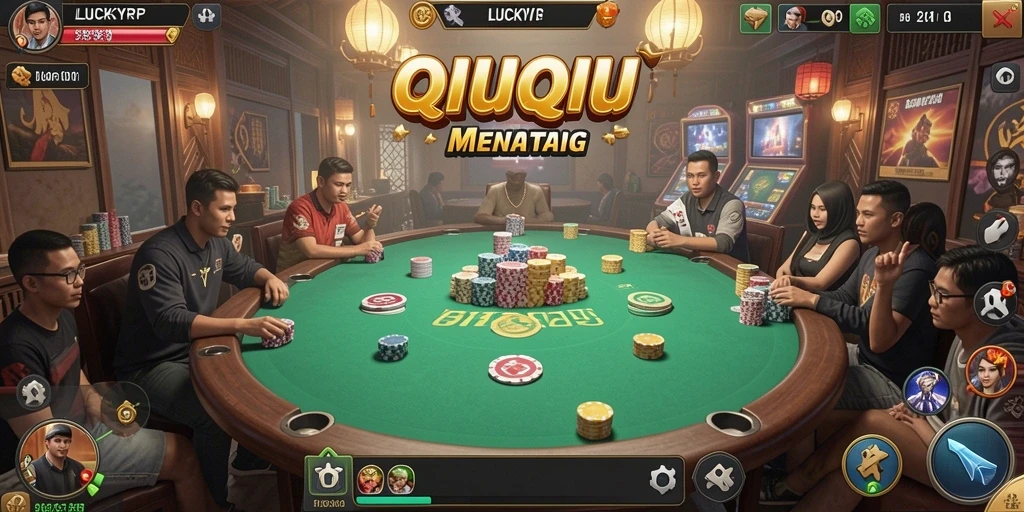 Tampilan gameplay seru QiuQiu di LUCKYRP.