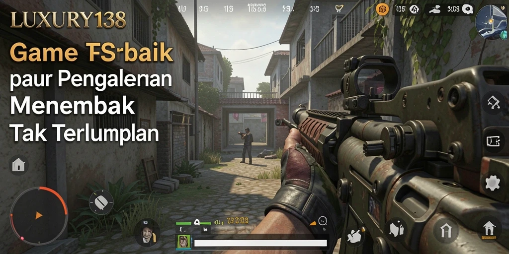 Tampilan gameplay seru LUXURY138 dengan aksi tembak-menembak intens.