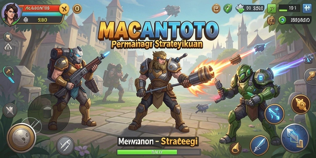 Tampilan gameplay MACANTOTO yang menantang dan strategis.